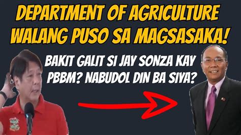 WALANG PUSO ANG DEPARTMENT OF AGRICULTURE JAY SONZA ABOT HANGGANG