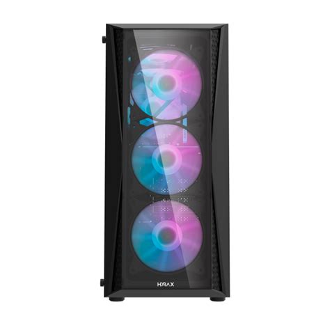 Gabinete Motospeed Hyrax HGB600 E ATX Vidro Temperado C 4 Fans ARGB