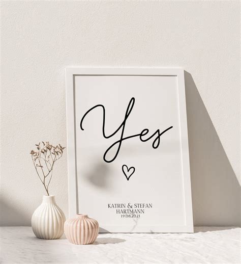 Yes Poster Vonherzen Shop