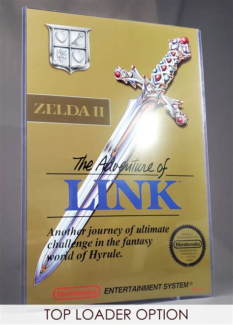 The Legend of Zelda Poster NES Box Art Print Video Game 11 X - Etsy