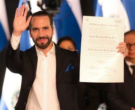 Nayib Bukele Recibe Credenciales Para Nuevo Periodo El