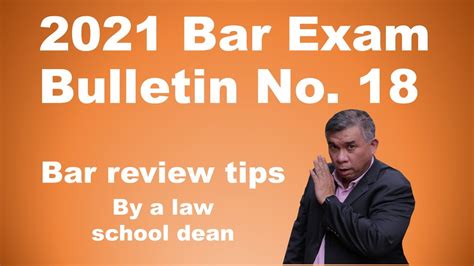 Bar Exam Bar Bulletin No 18 New Rules On The Bar Exam Youtube