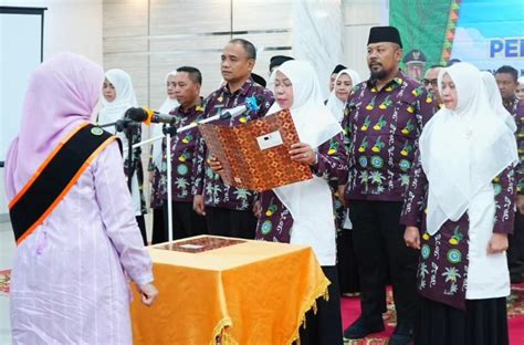 Pj Bupati Kukuhkan Hj Katerina Susanti Sebagai Bunda Paud Tingkat