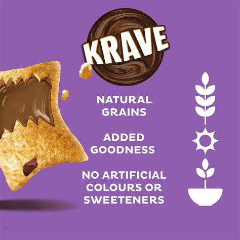 Kellogg S Krave Milk Chocolate Breakfast Cereal G