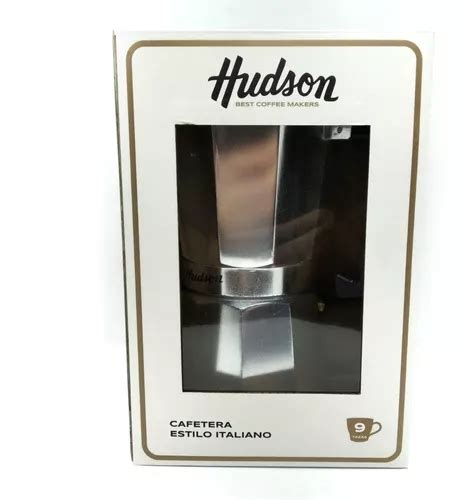 Cafetera Tipo Italiana Volturno 9 Pocillos Aluminio Hudson 22 000 En