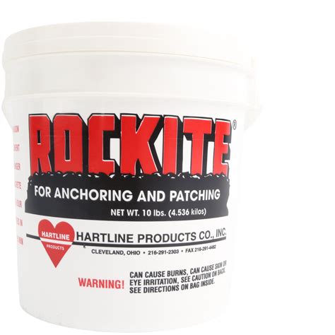 Rockite Expanding Hydraulic Cement Fast Setting Pourable Anchoring