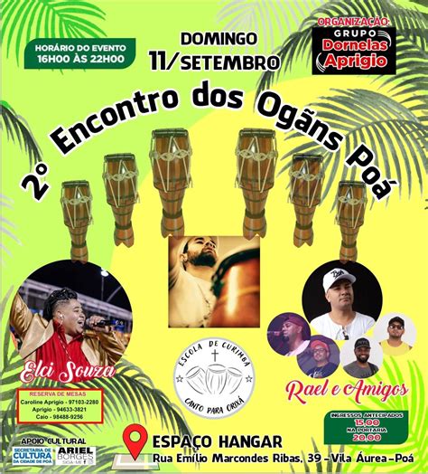 2º Encontros Dos Ogãns Poá PoÁ Com AcentopoÁ Com Acento