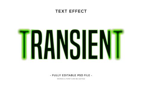 Premium Psd Transient Text Effect