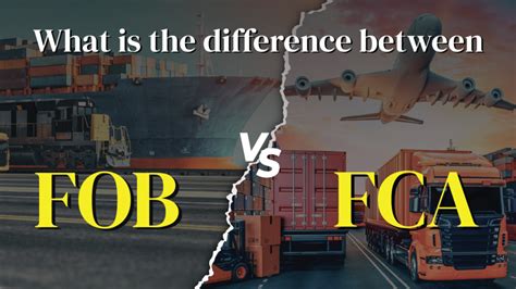 What Is The Difference Between Fca And Fob Freight Forwarding Company Ts Freight