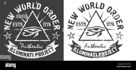 Obras De Arte De New World Order Para Camiseta Y Cartel Todos Viendo