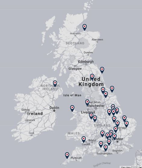 Raf Bases Map