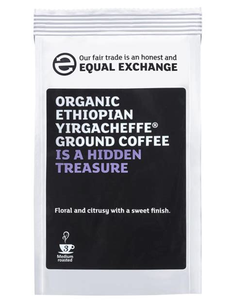 Ethiopian Yirgacheffe Ground Coffee Organic 227g Equal Exchange