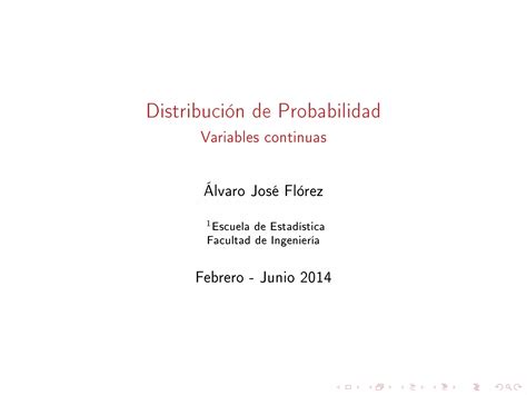 Distribuciones De Probabilidad Variable Aleatoria Continua Ppt