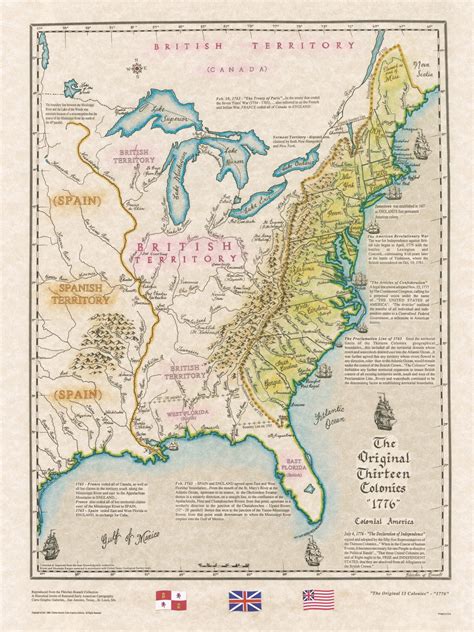 13 Colonies Map Printable