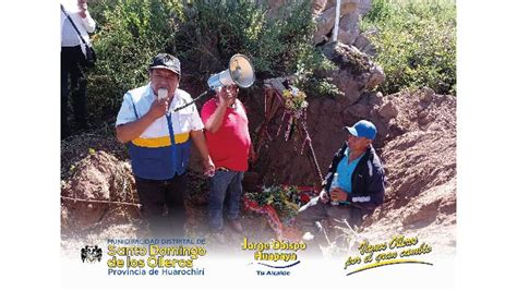 Colocación de la 1ra Piedra en la Comunidad Campesina de Matará