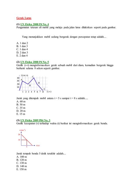 Gerak Lurus Pdf