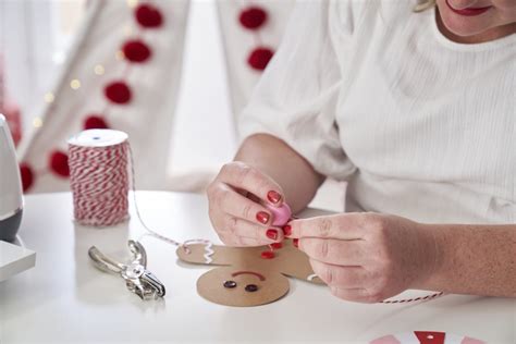 Paper Gingerbread Garland DIY Tutorial by Love The Day