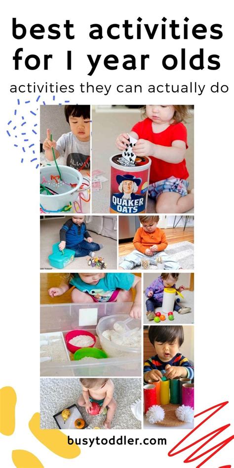 40 Fun And Easy Activities For 1 Year Olds Busy Toddler Activities