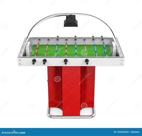 Jogo De Tabela Do Futebol De Foosball Isolado Ilustra O Stock