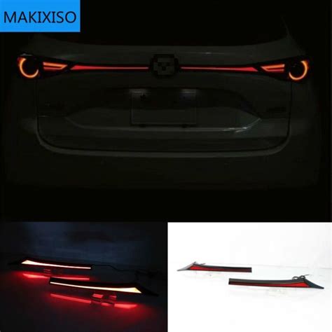 2PCS LED Reflector For Mazda CX 5 CX5 2017 2020 Car Tail Light Rear