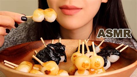 ASMR MINI DANGO 団子 MUKBANG CHEWY EATING SOUNDS 咀嚼音 SIK ASMR YouTube