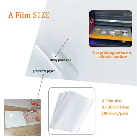 Shunaimei Uv Dtf Transfer Ab Pet Film Roll Cm A Dtf Pet Uv Dtf