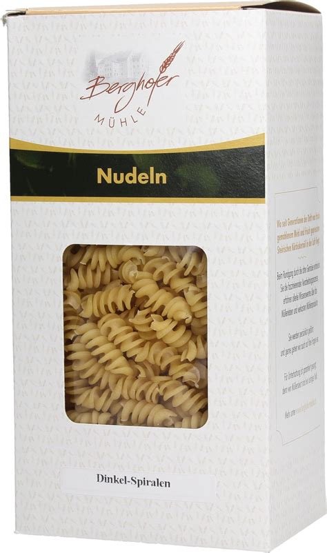 Berghofer M Hle Pasta De Espelta Espirales G Piccantino Tienda