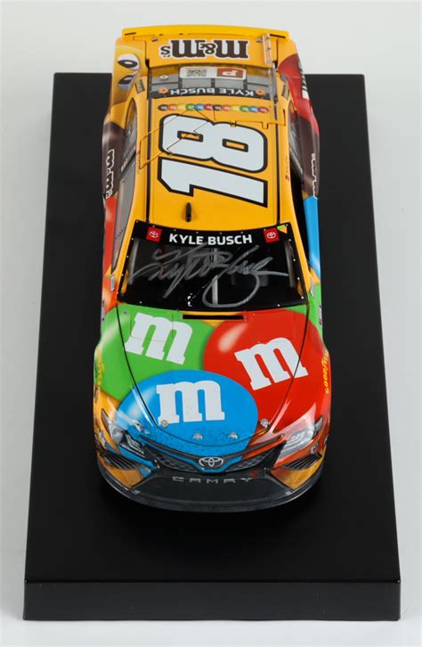 Kyle Busch Signed NASCAR #18 M&M's Busch Clash Win 2021 Camry 1:24 ...