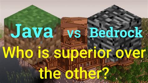 Bedrock Vs Java Part 1 YouTube