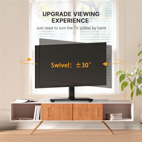 Universal Swivel Tv Stand Mount For 32 55 Tvs Height Adjustable