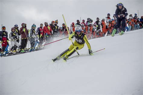 Super Slalom La Plagne Course Slalom Pour Amateurs En Savoie