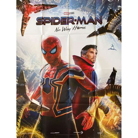 Affiche De Film Française De Spider Man No Way Home 120x160 Cm