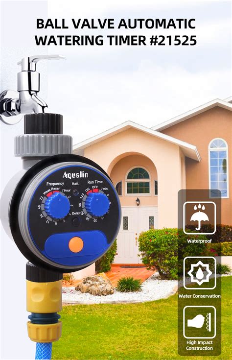 Garden Automatic Irrigation Watering Timer Upgraded Version Ball Valve