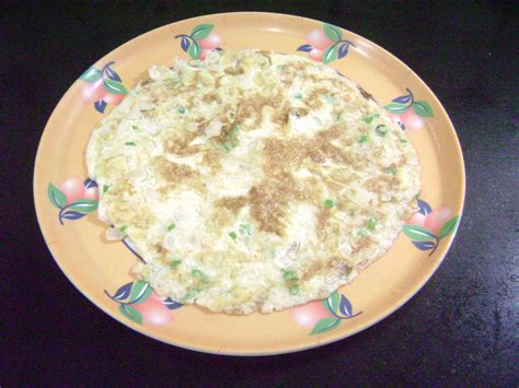 Cooking Potato Wafer Omelet