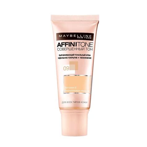 Maybelline New York Тональный крем для лица Affinitone №09 Розово ...