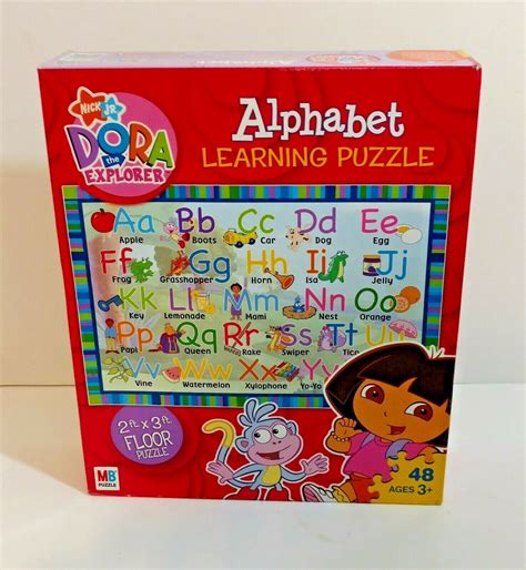 New Dora The Explorer Alphabet Learning Floor Puzzle 48 Piece 4643363752