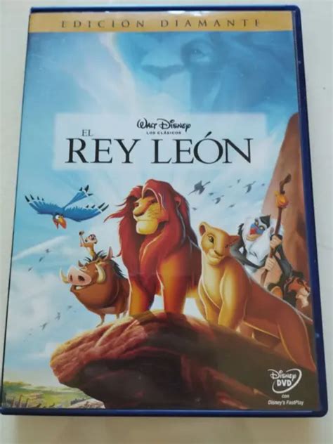 EL REY LEON Classiques WALT DISNEY Edition Diamant DVD Espagnol Livre