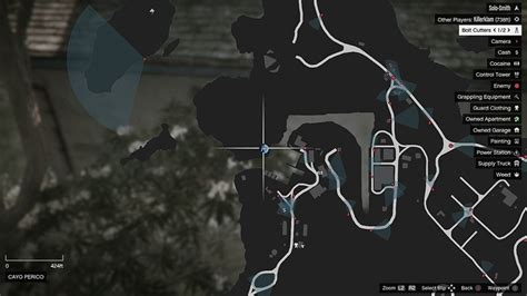 Points Of Interest Locations In Cayo Perico Heist In GTA Online Guide