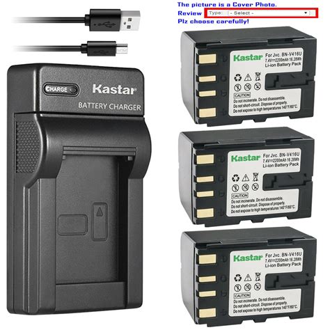 Kastar Battery Slim Usb Charger For Bn V Jvc Gr Dvl Dr Dvl U