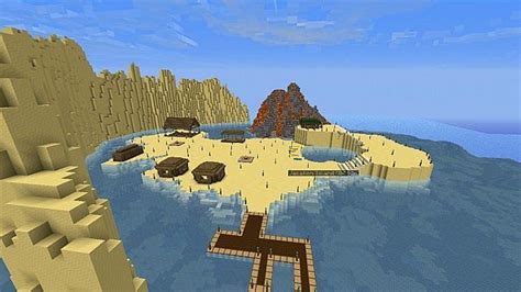 Desert Island Minecraft Map