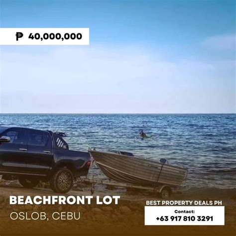 Rare Opportunity For Sale Expansive Beachfront Lot In Oslob Cebu