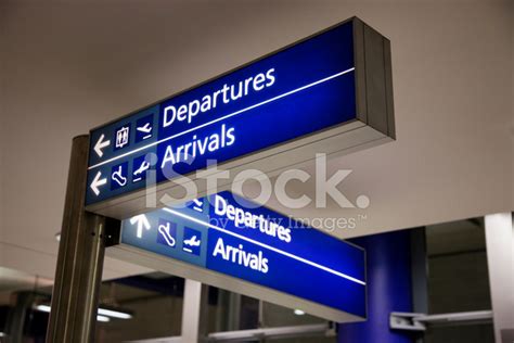 Airport Departures And Arrivals Sign Stock Photo | Royalty-Free | FreeImages