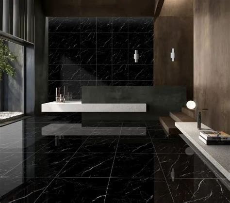 Tieic Porcelain High Glossy Vitrified Tile Thickness 8 10 Mm Size