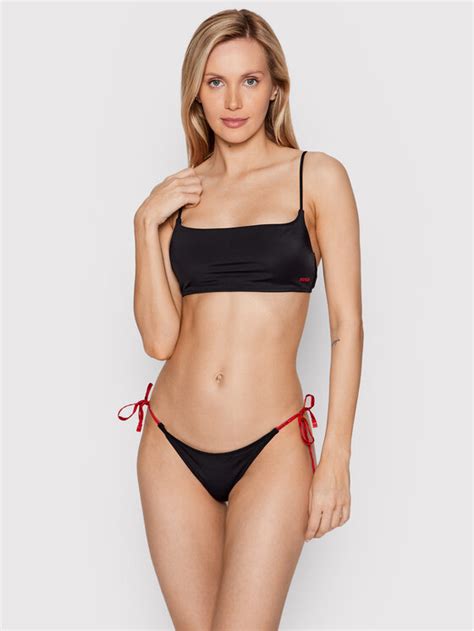 Hugo Dół od bikini Pure 50470222 Czarny Modivo pl