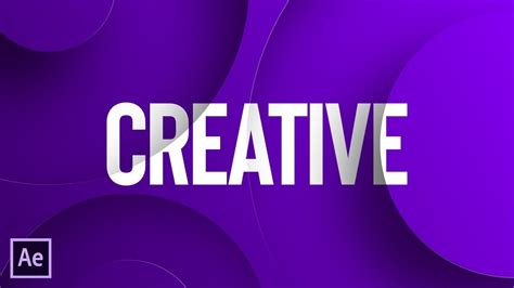 Create Creative Background Animation In After Effects After Effects