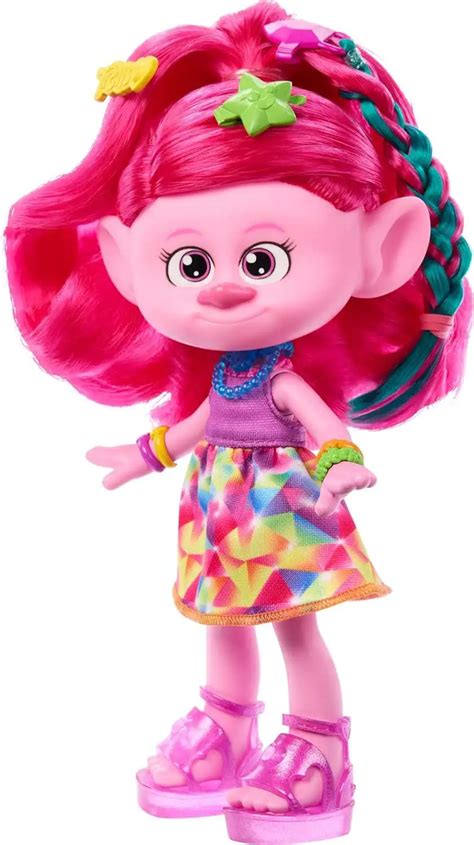 Trolls Band Together Hair-Tastic Queen Poppy Doll Mattel - ToyWiz