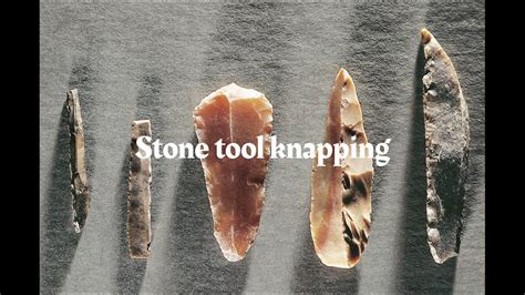 Stone Tool Knapping With Dr Tosabanta Padhan Youtube