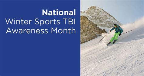 January National Winter Sports Tbi Awareness Month Maryland Traumanet