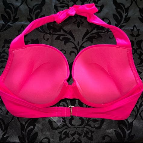 Victorias Secret Hot Pink Barbi Bikini Top A2 Gem