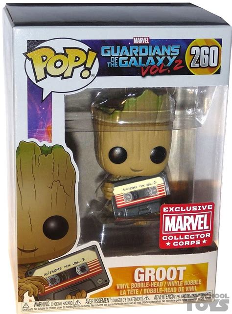 Groot Guardians Of The Galaxy Volume 2 Pop Vinyl Marvel Funko Marvel Collector Corps